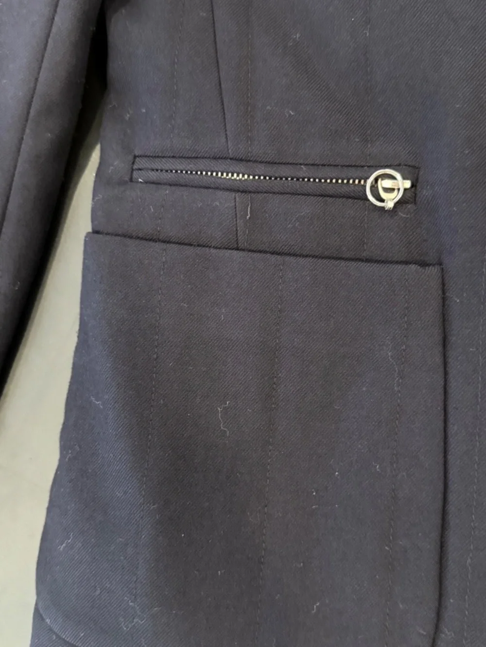 Woolrich Daiki Suzuki Navy Wool Blazer. Size XS. Like New.